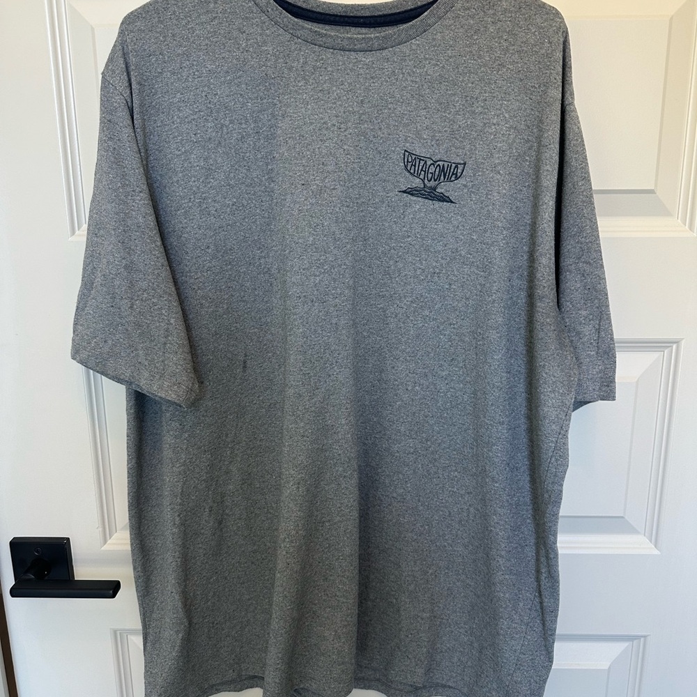 Patagonia Gray Short Sleeve Tee Classic Crew